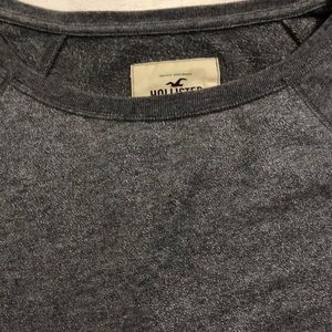 Hollister Tops - grey sweater with silver sparkles Hollister Tops - grey sweater with silver sparkles